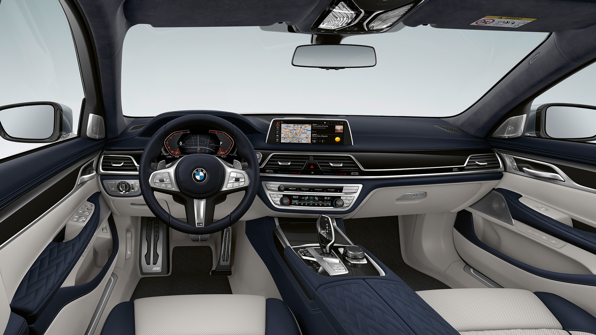 BMW 7-serie sedan M Sportpaket, interiör BMW 7-serie sedan M Sportpaket interiör