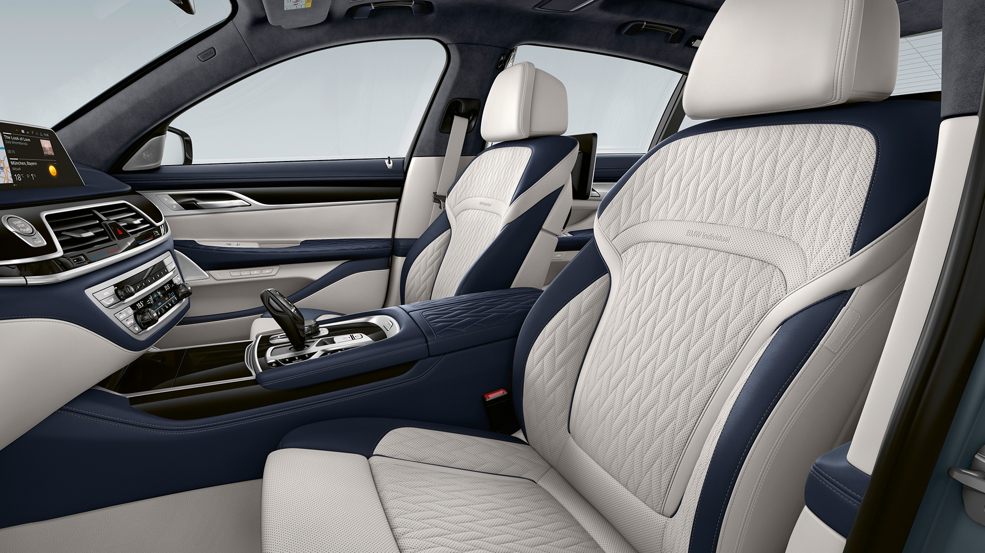 BMW 7-serie sedan M Sportpaket, läderutrustning BMW 7-serie sedan M Sportpaket, läderutrustning Dakota svart