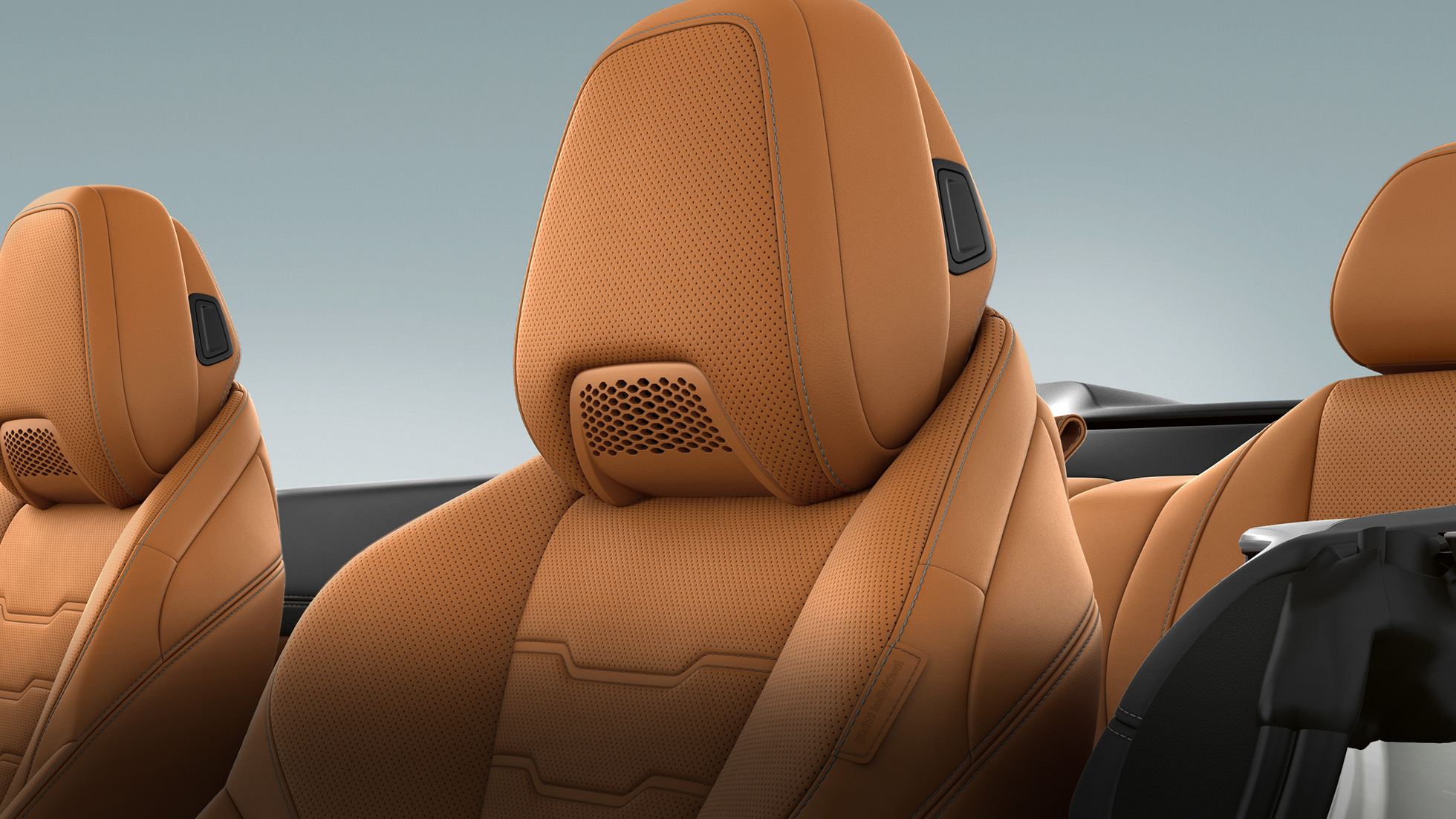 BMW M850i xDrive, multifunktionsstol med Air Collar, läder Merino Cognac. BMW M850i xDrive, multifunktionsstol med Air Collar, läder Merino Cognac.