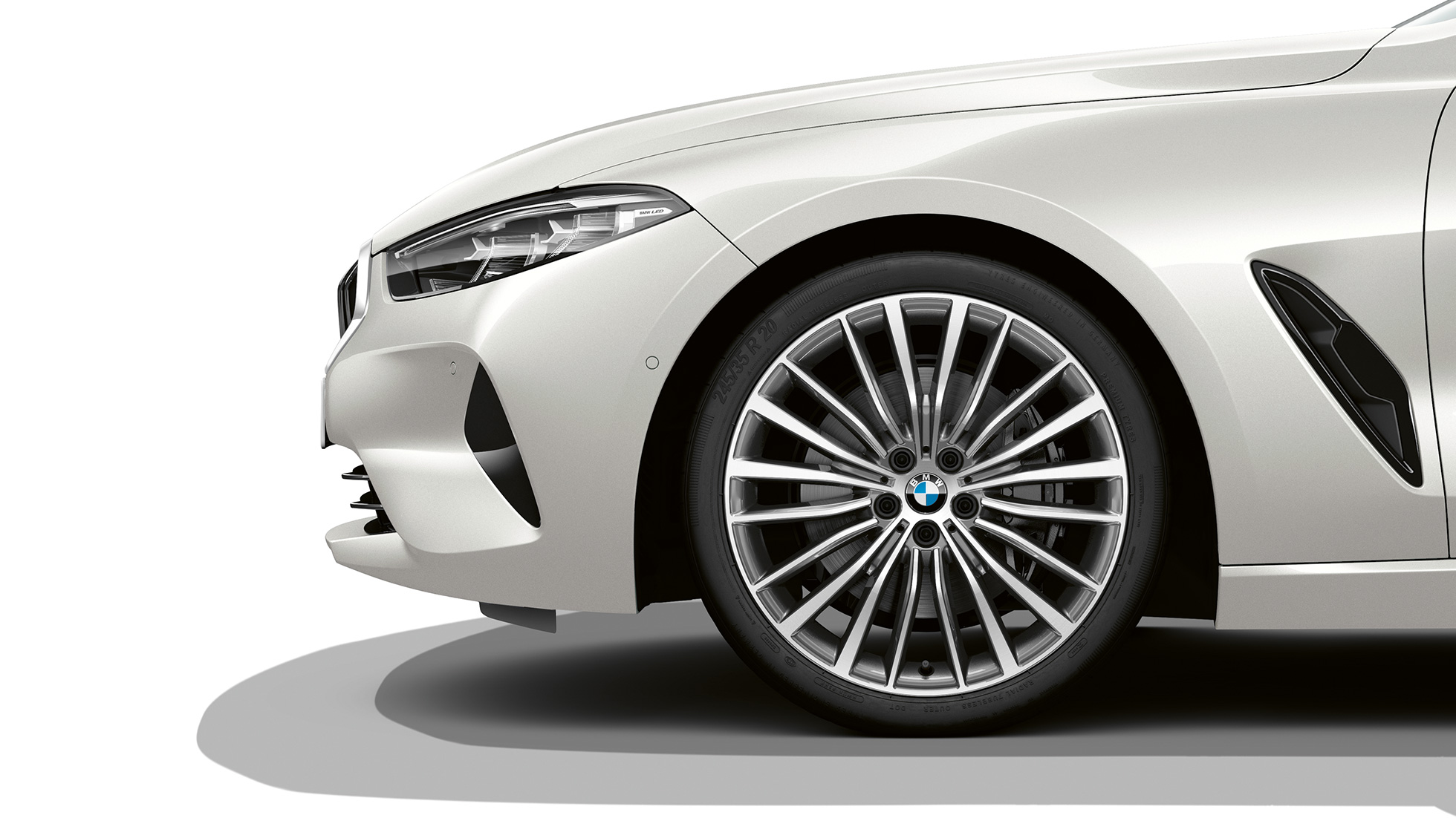 19" lättmetallfälgar Multieker 73 Bicolor. BMW 8-serie Coupé, 19'' lättmetallfälgar Multieker 731 Bicolor.