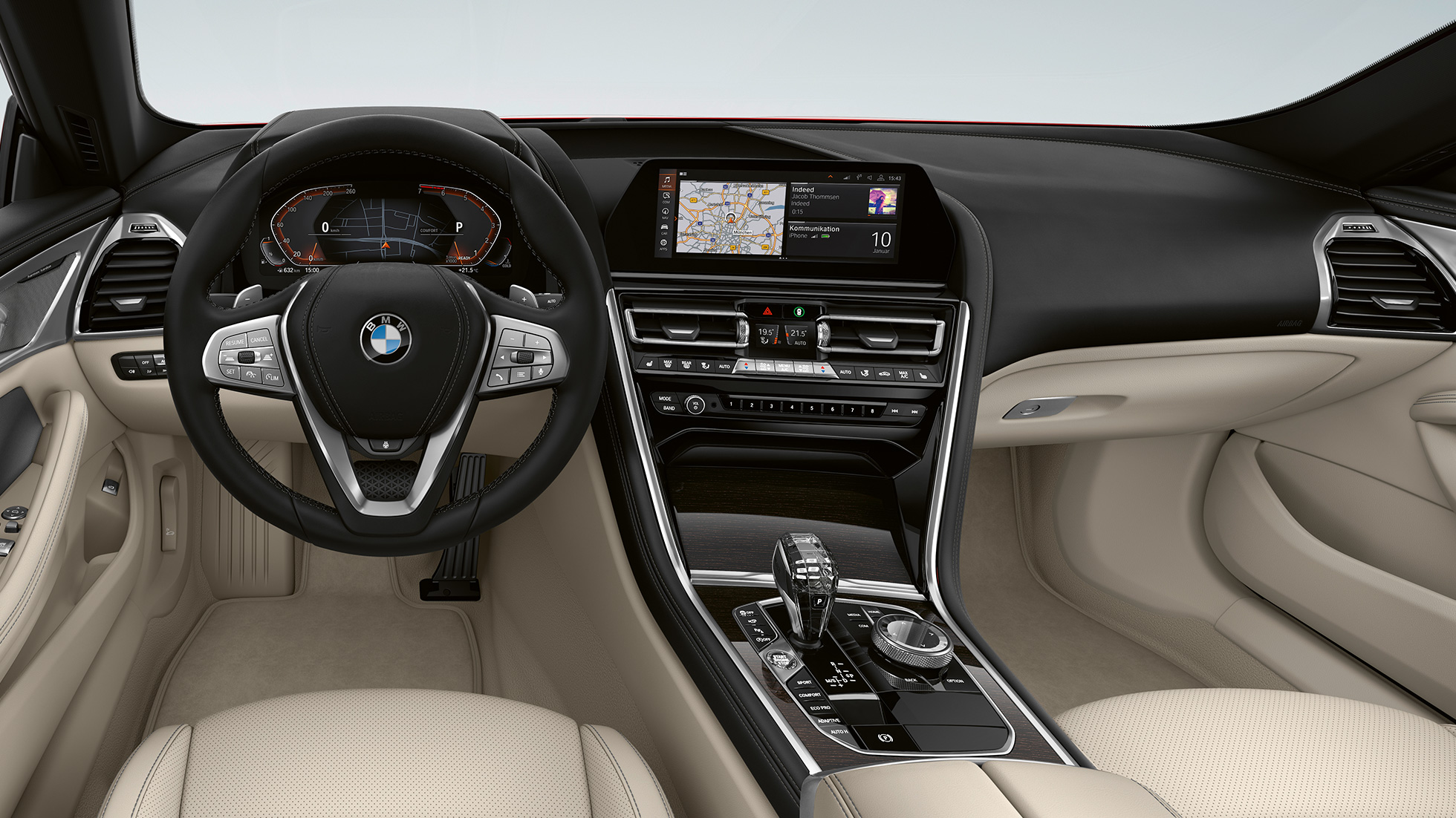 Basmodell förarplats BMW 8-serie Gran Coupé, basmodell förarplats