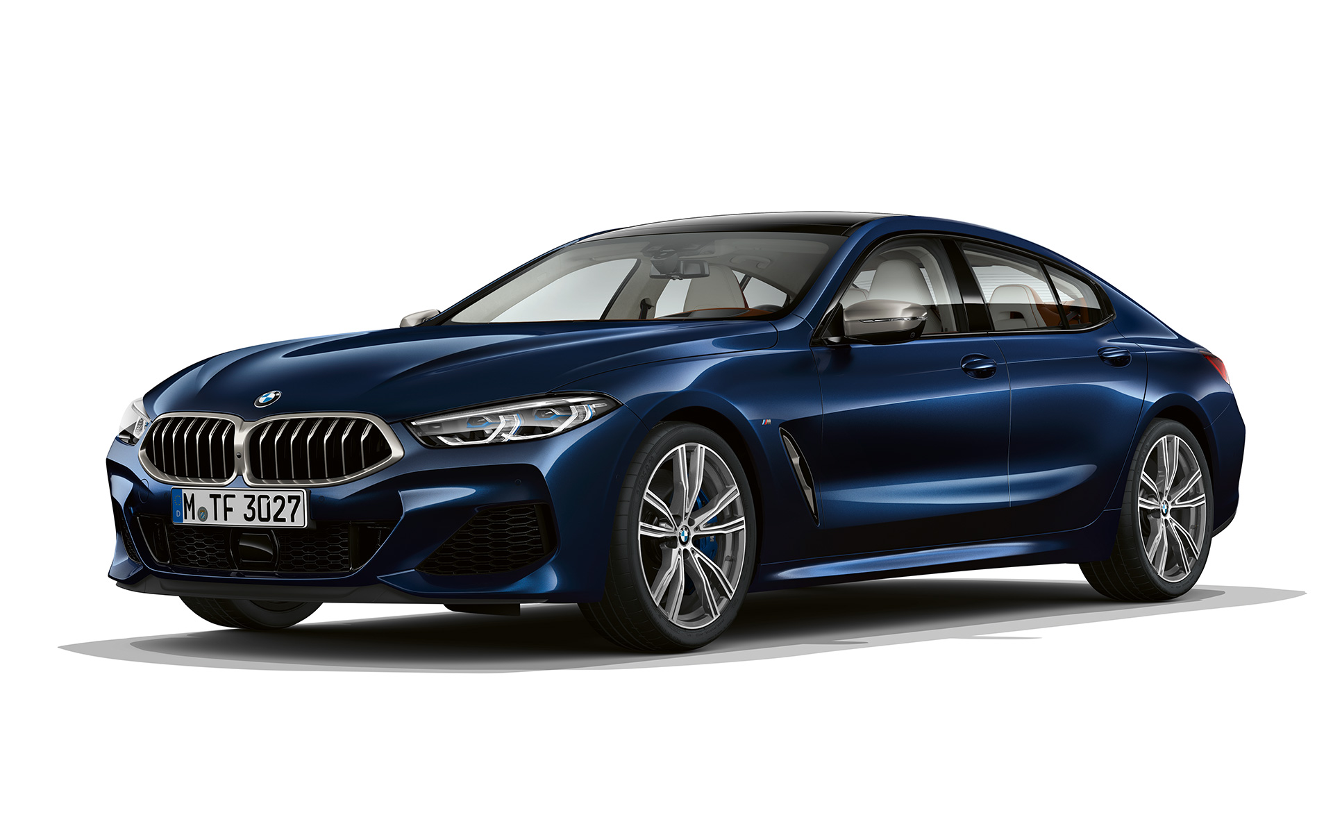 Individual Sophistication trefjärdedelsvy framifrån BMW 8-serie Gran Coupé, Individual Sophistication trefjärdedelsvy framifrån