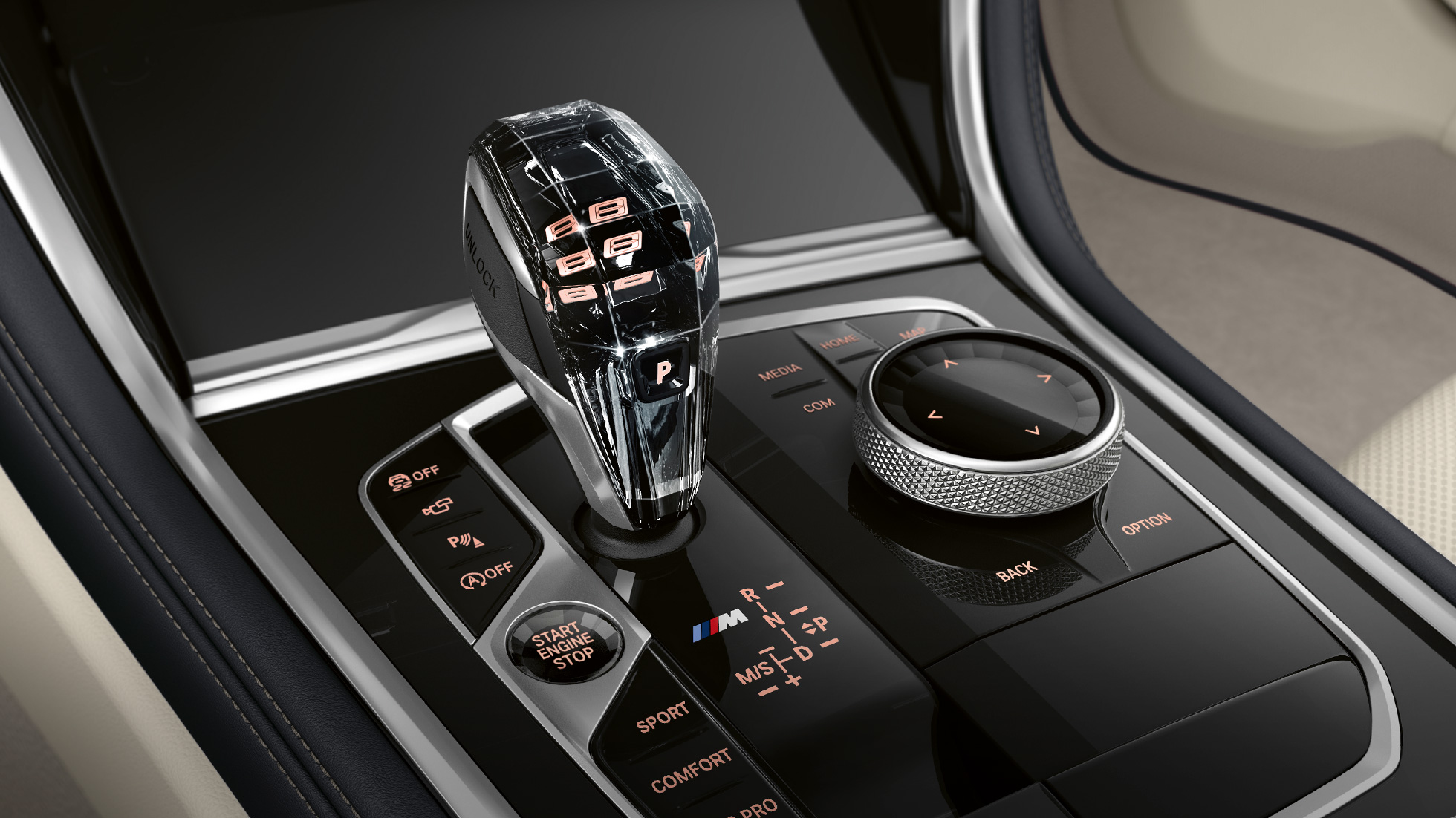 Glasapplikationer Crafted Clarity BMW 8-serie Gran Coupé, Glasapplikationer Crafted Clarity