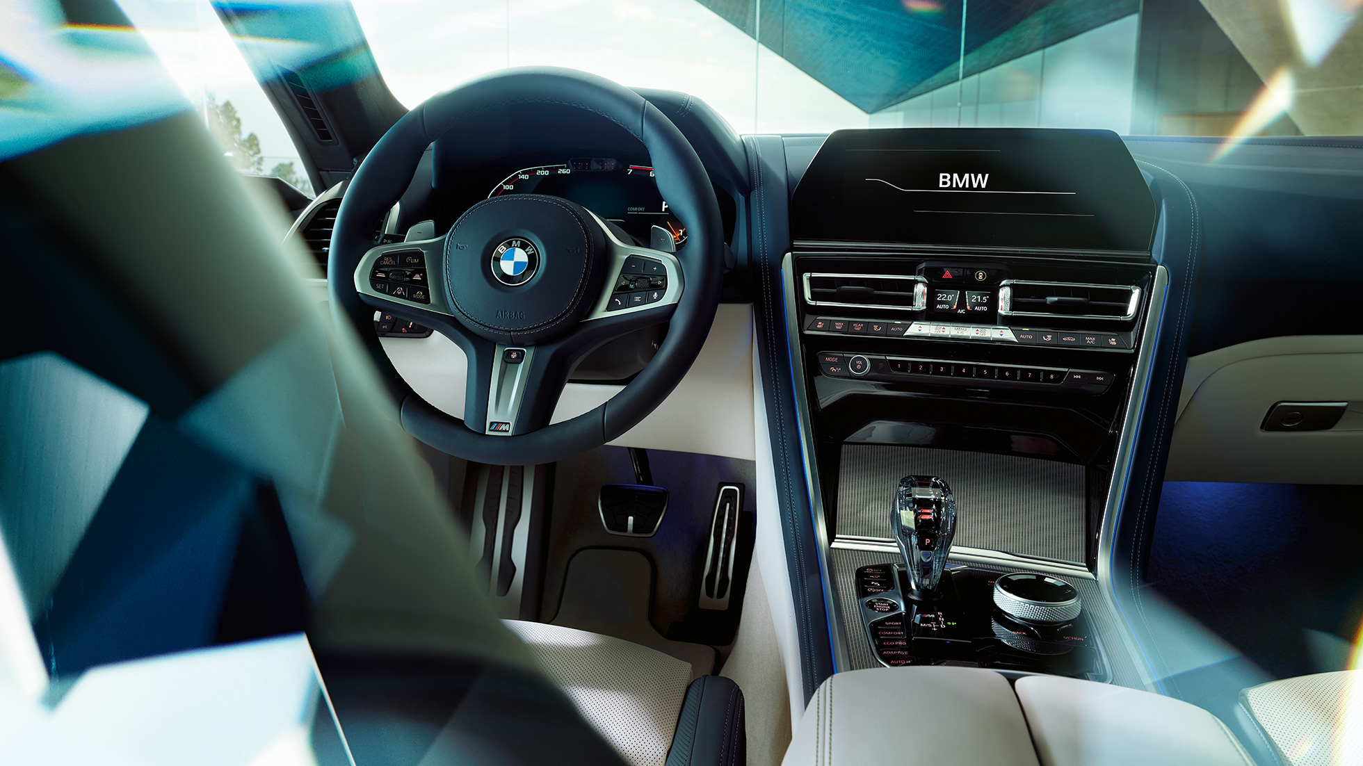 BMW Intelligent Personal Assistant BMW 8-serie Gran Coupé med BMW Intelligent Personal Assistant.