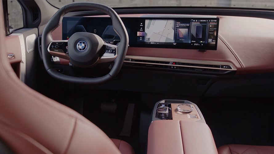 BMW iX i20 eldriven SUV invändiga höjdpunkter film BMW iX i20 2021 eldriven SUV invändiga höjdpunkter film
