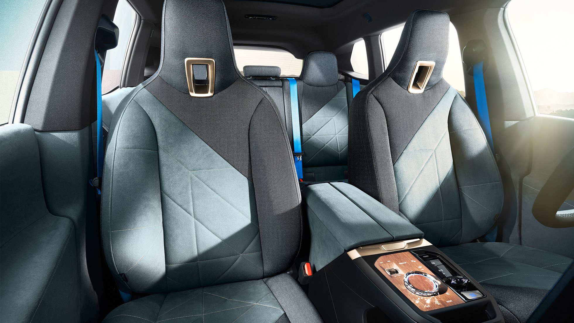 BMW iX Baksäte Loft Stonegrey BMW iX i20 Baksäte Loft Stonegrey
