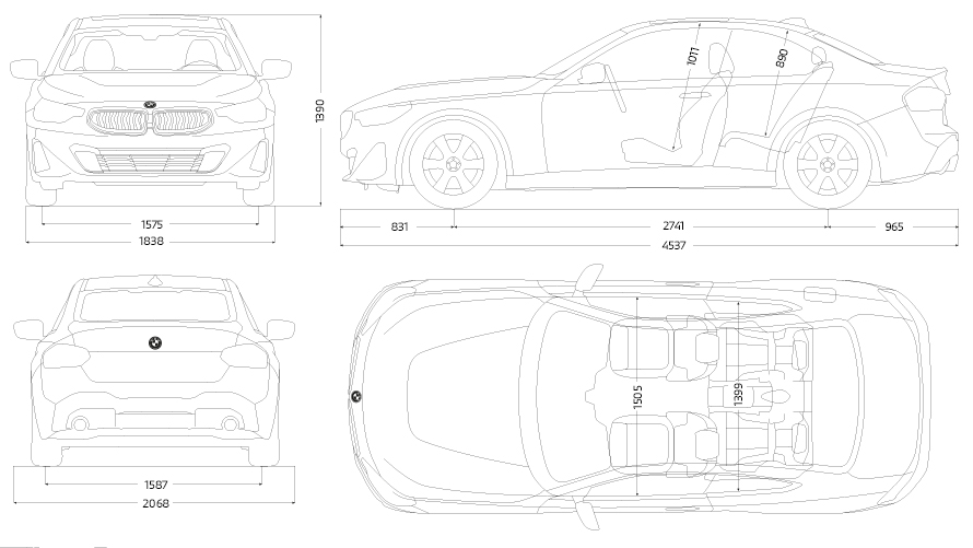 BMW M240i xDrive Coupé G42 2021 BMW M240i xDrive Coupé G42 2021 Safirsvart metallic