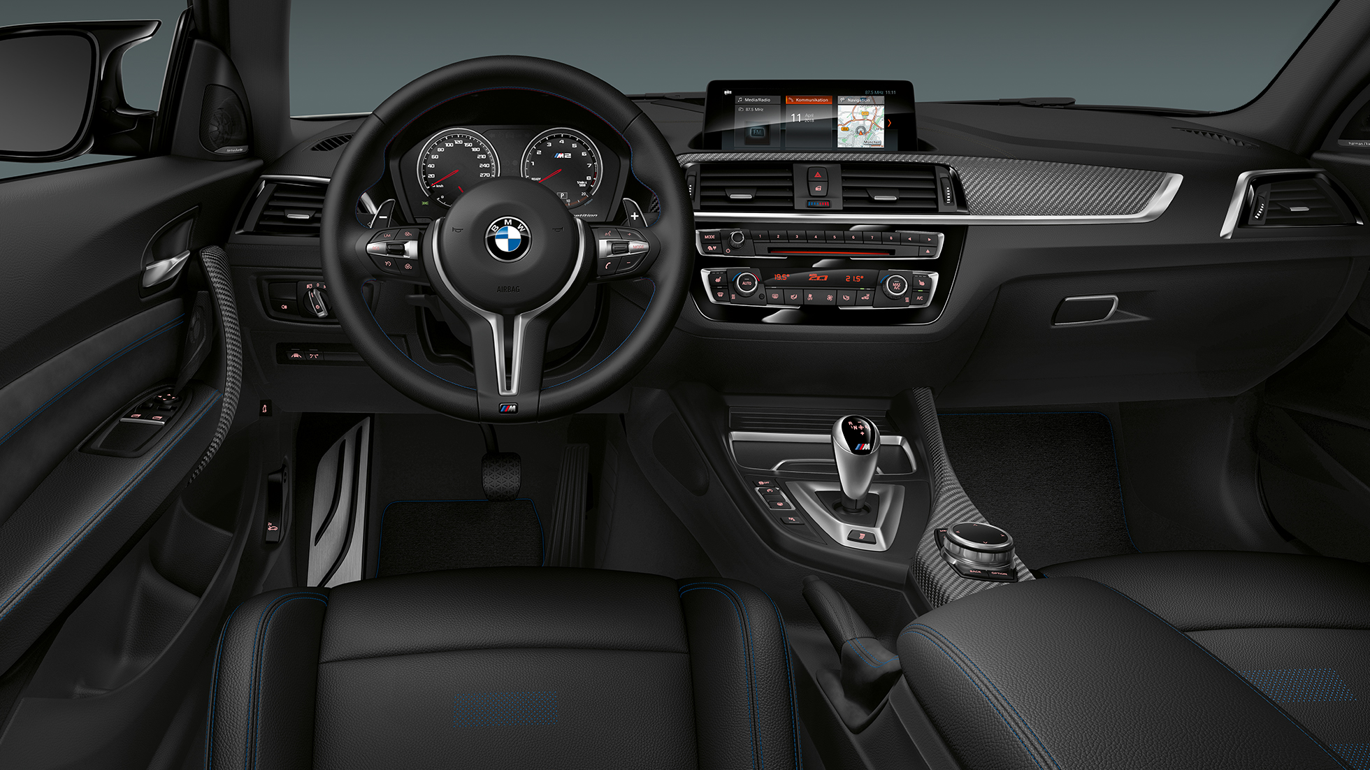 Förarmiljö BMW M2 Competition F87 Förarmiljö BMW M2 Competition F87 2018 Hockenheim Silvermetallic kupé