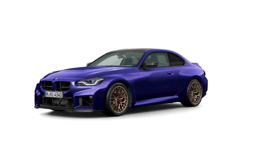 BMW M2 Coupé trefjärdedelsvy från sidan BMW M2 Coupé trefjärdedelsvy från sidan