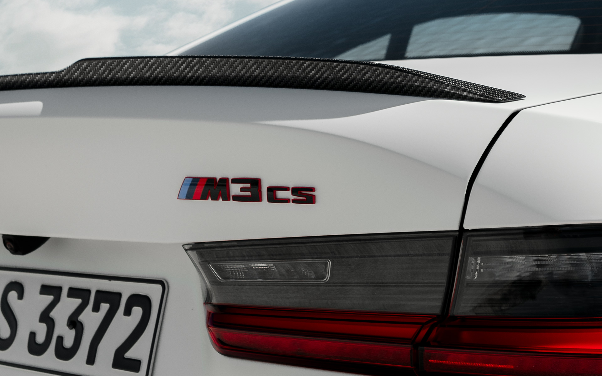 CS-specifika emblem BMW M3 CS G80 BMW M3 CS G80 CS-specifika emblem