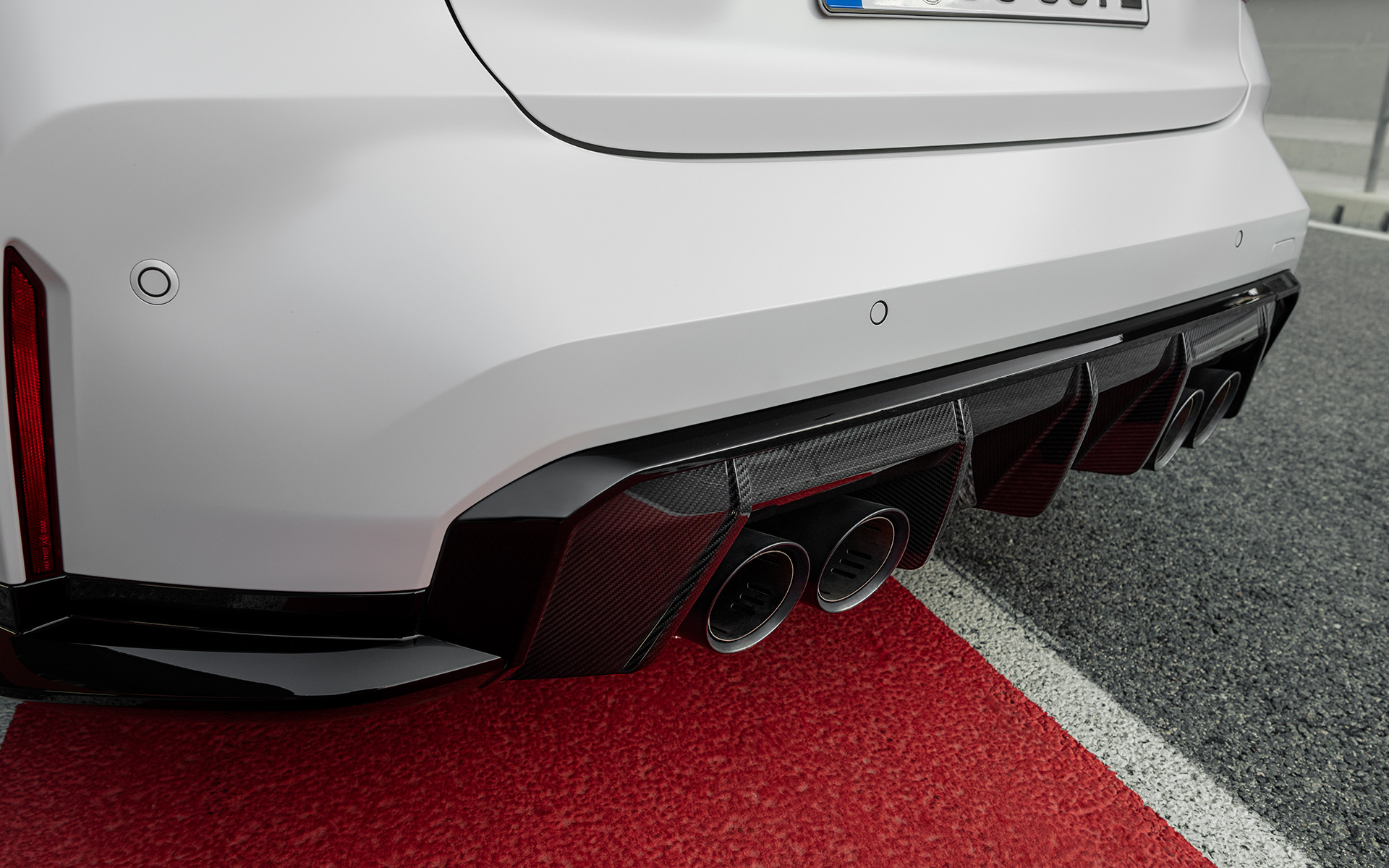 M Titan bakre ljuddämpare BMW M3 CS G80 BMW M3 CS G80 M Titan bakre ljuddämpare