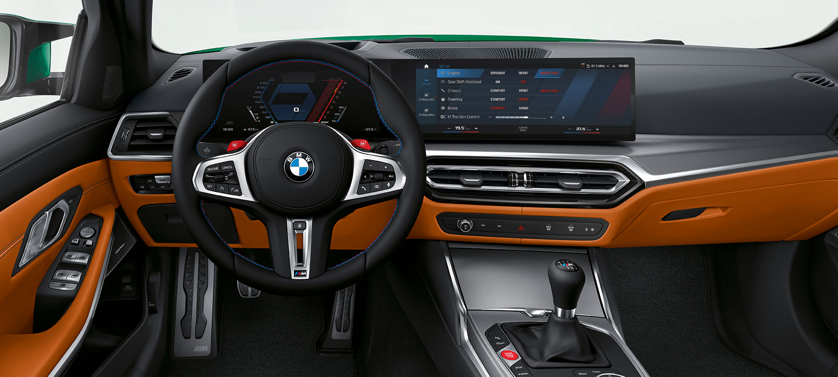 BMW M3 CS G80 förarplats BMW M3 CS G80 förarplats kupé