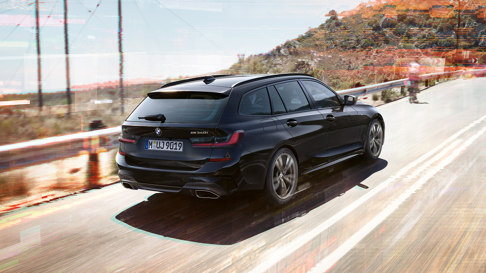 Design bakparti ändrör BMW M340i xDrive Touring, design bakparti ändrör
