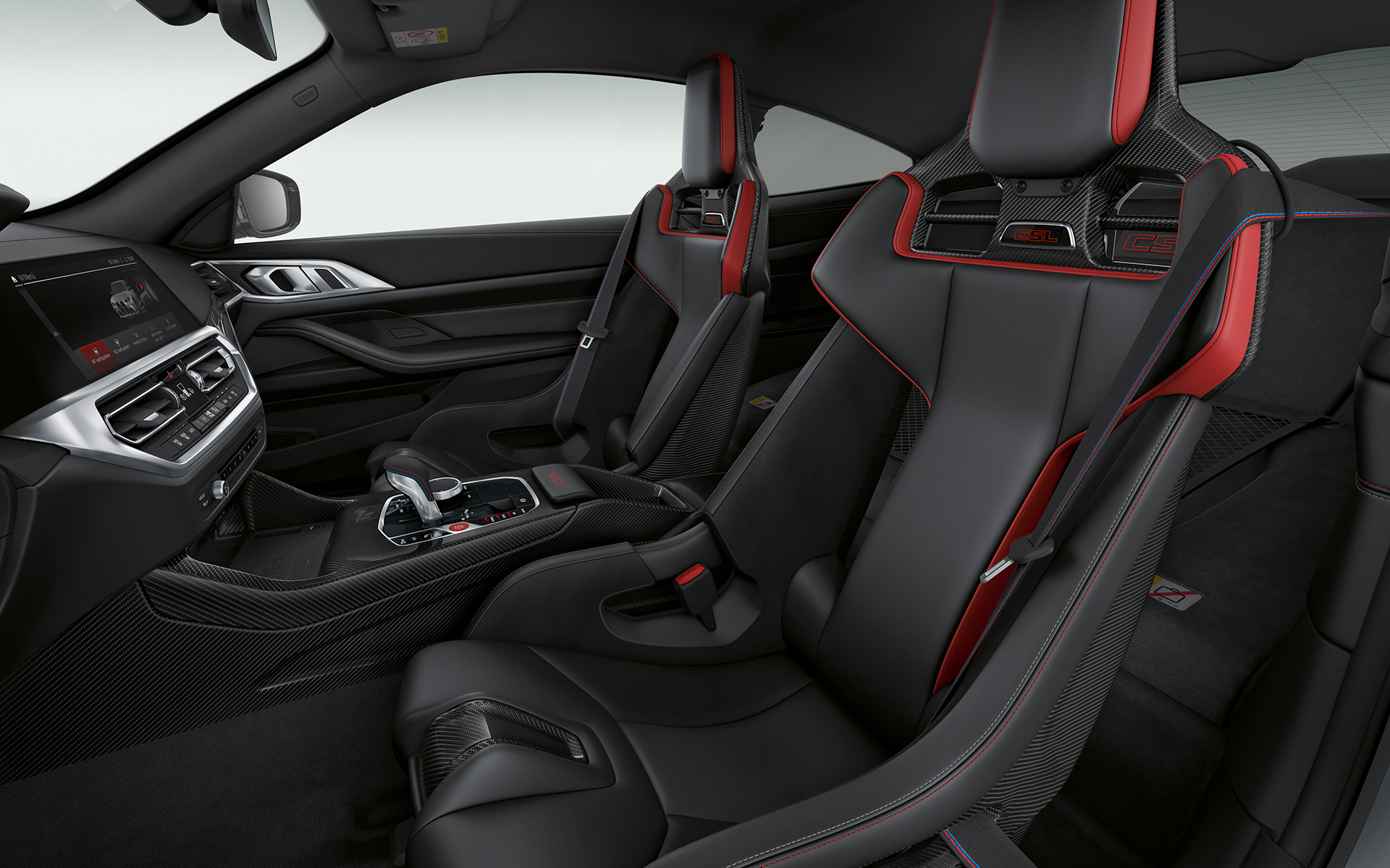 M Carbon skålade säten BMW M4 CSL G82 BMW M4 CSL G82 invändig utrustning M Carbon skålade säten