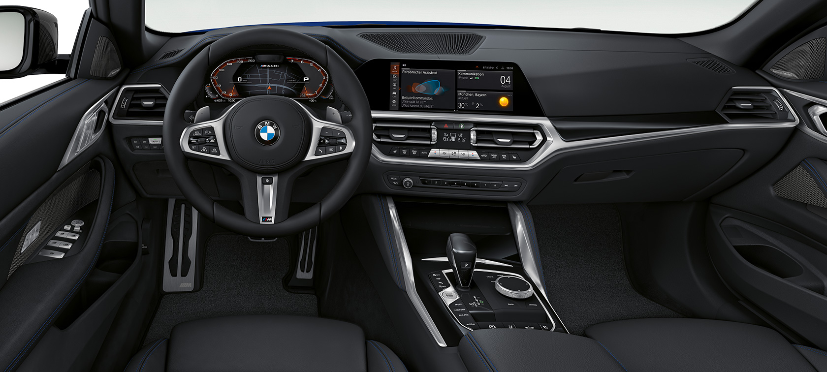 Förarplats BMW M440i xDrive Cabriolet G23 2020 Förarplats BMW M440i xDrive Cabriolet G23 2020 Interiör