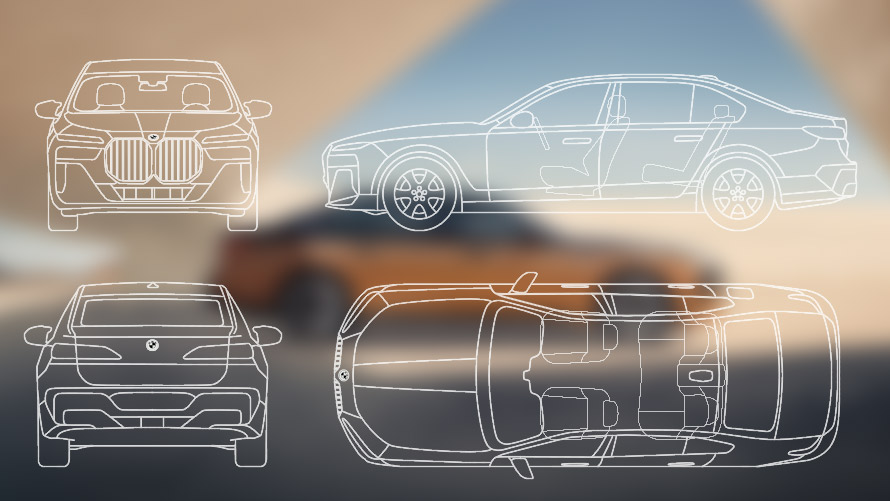grafik BMW i7 M70 xDrive Sedan G70 grafik BMW i7 M70 xDrive Sedan G70