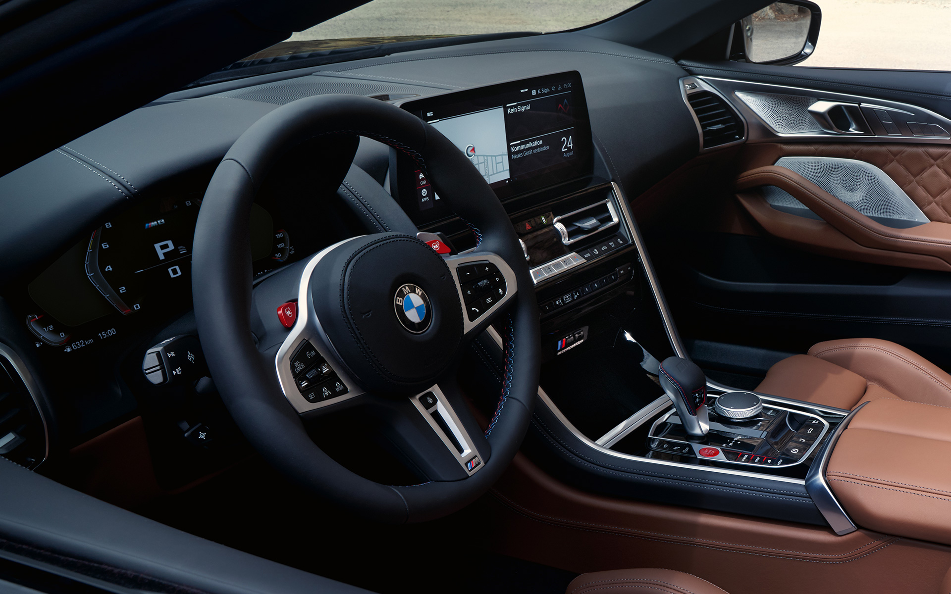 BMW M8 Competition Cabriolet F91 LCI Facelift 2022 förarplats kupé Förarplats BMW M8 Competition Cabriolet F91 LCI Facelift 2022