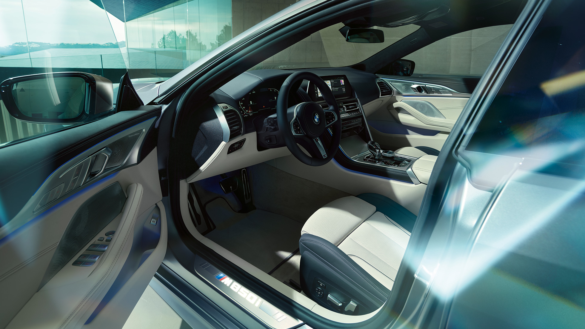 BMW M850i xDrive Gran Coupé, förarplats BMW M850i xDrive Gran Coupé, Design, förarplats