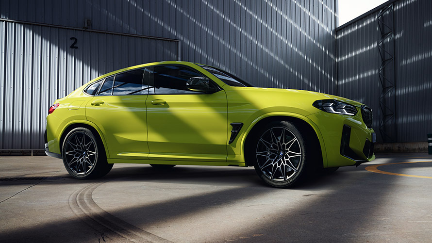 BMW X4 M F98 sidvy stillastående BMW M-modeller BMW X4 M F98 sidvy stillastående