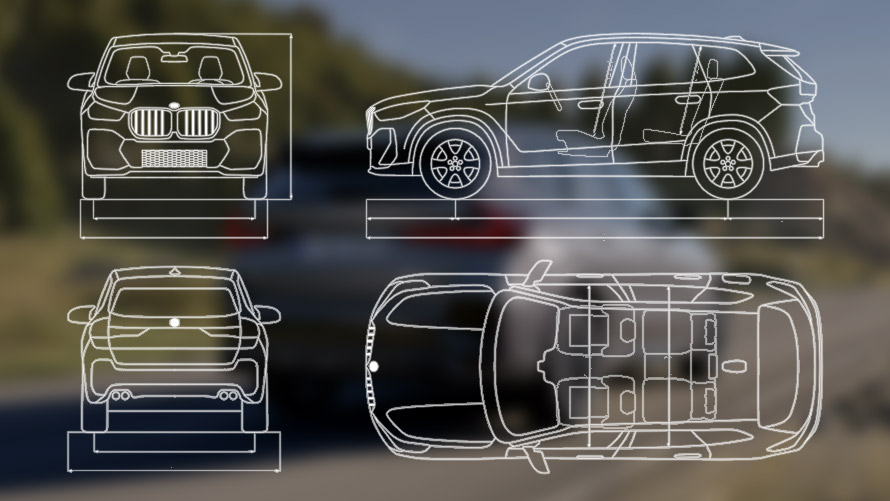 Grafik BMW X1 M35i xDrive U11 MP Grafik BMW X1 M35i xDrive U11 MP