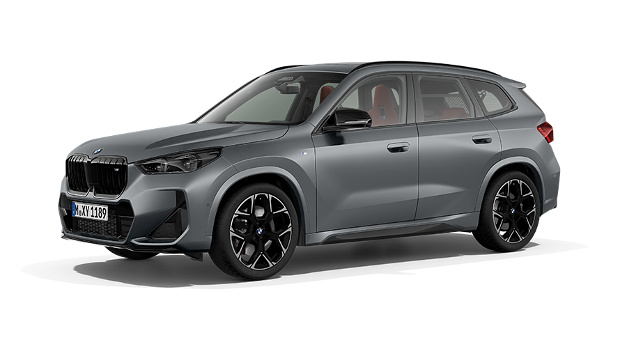 BMW X1 M35i xDrive sedd snett från sidan BMW X1 M35i xDrive sedd snett från sidan