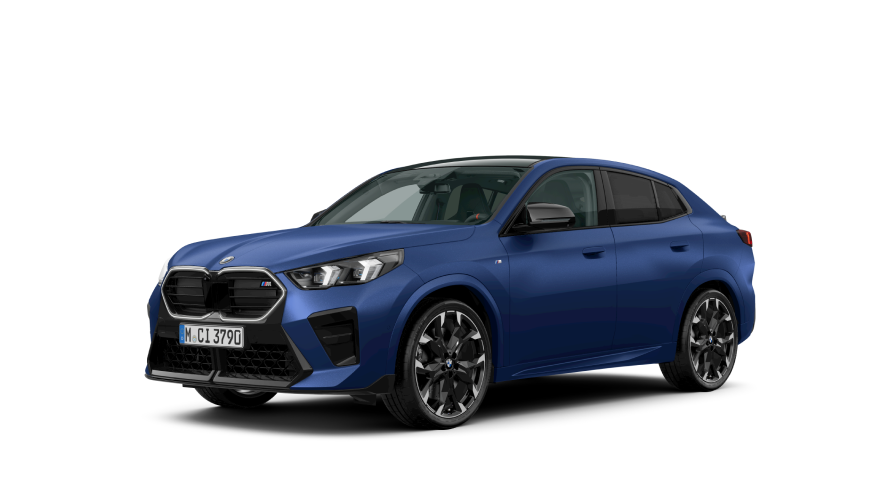 BMW X2 M35i xDrive sedd snett från sidan BMW X2 M35i xDrive sedd snett från sidan