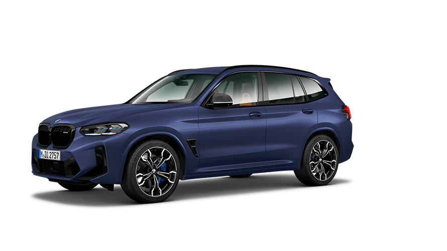 BMW X3 M sedd snett från sidan BMW X3 M sedd snett från sidan
