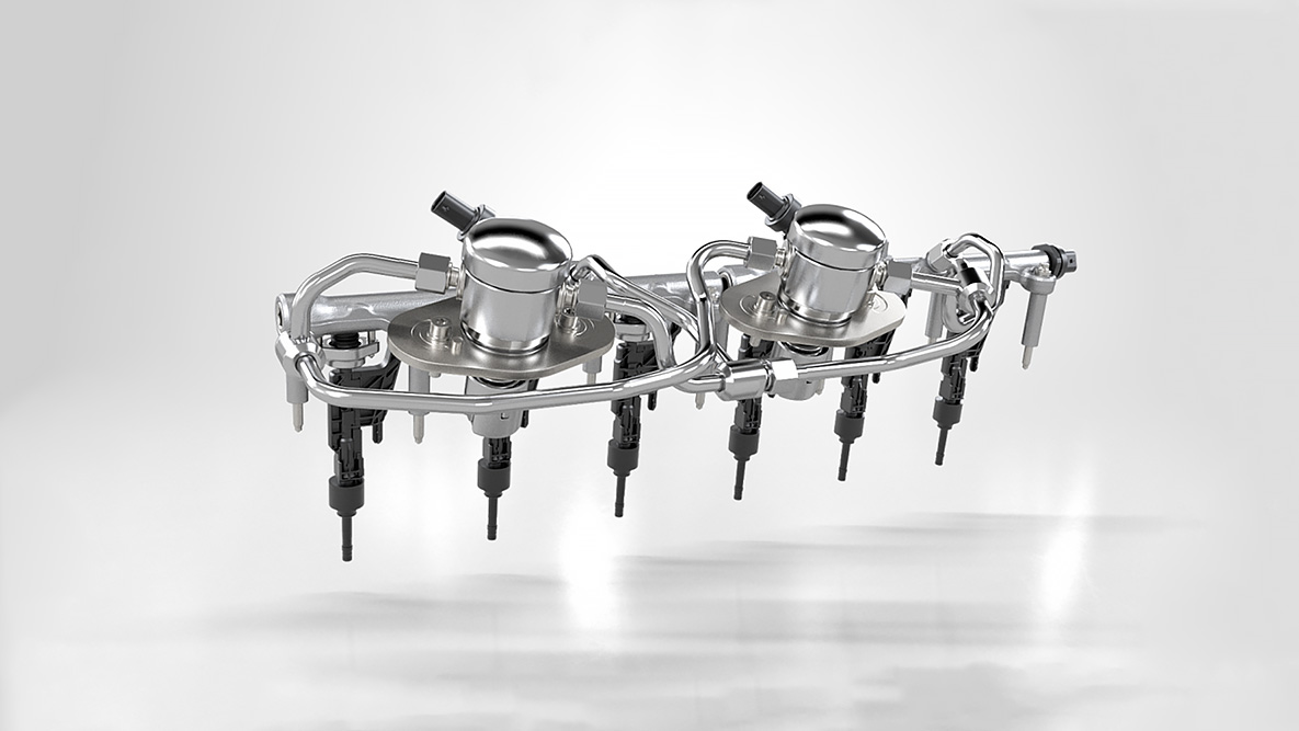 Kraftfull 6-cylindrig M TwinPower Turbo, högtrycksinsprutning. BMW X4 M och BMW X4 M Competition, High-Performance 6-cylindrig M TwinPower Turbo bensinmotor med högtrycksinsprutning.