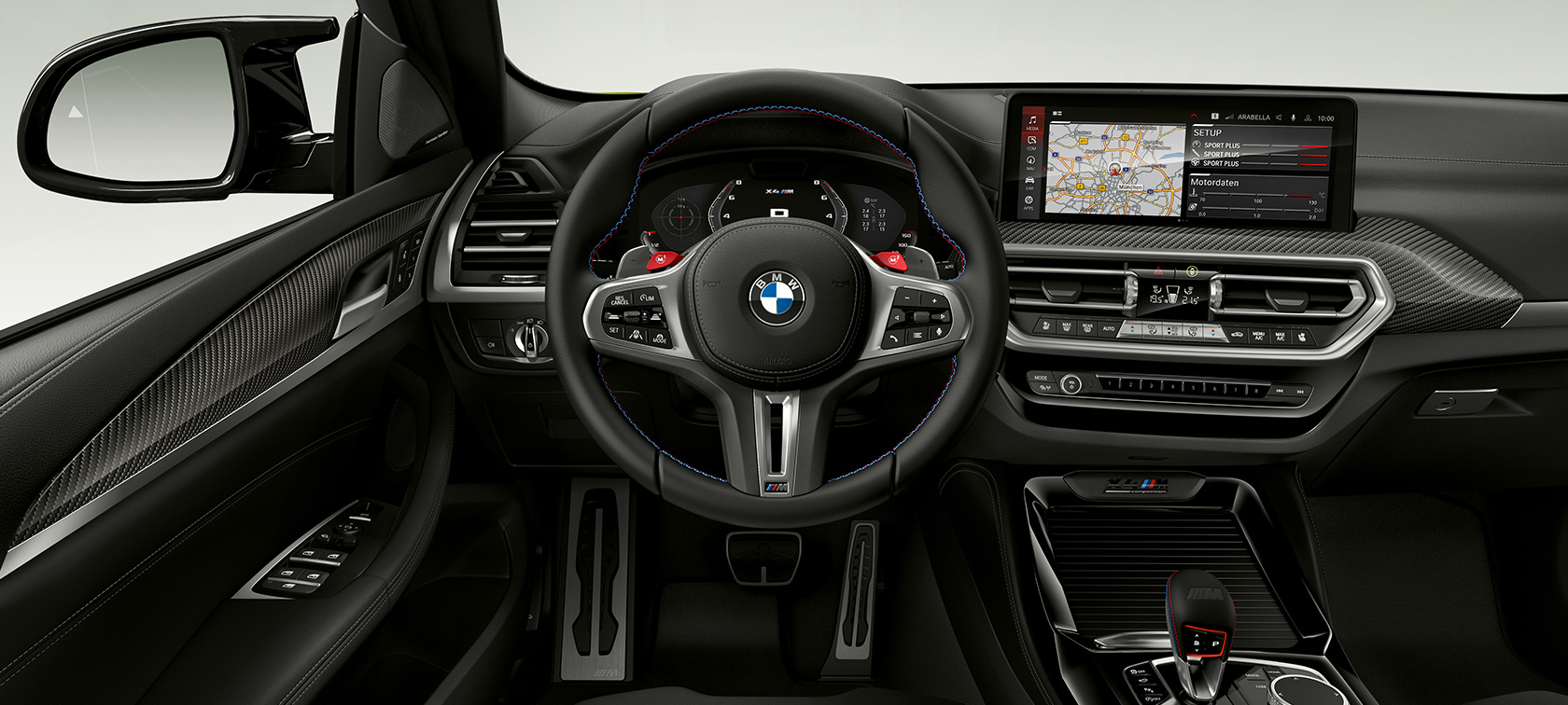Förarplats BMW X4 M Competition F98 LCI Facelift 2021 BMW X4 M Competition F98 LCI Facelift 2021 Förarplats Kupé