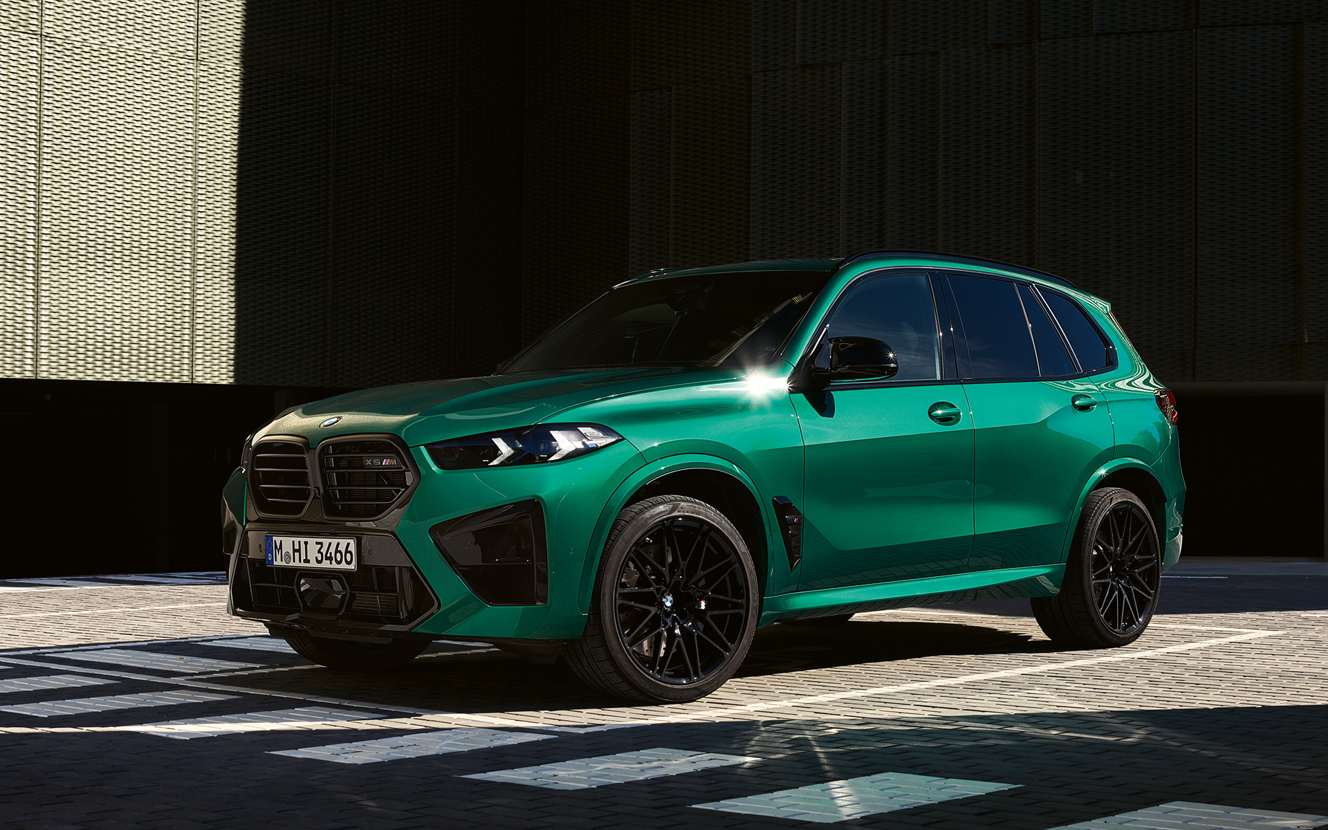 BMW X5 M Competition F95 2023 M lyktor Shadow Line adaptiva LED-strålkastare