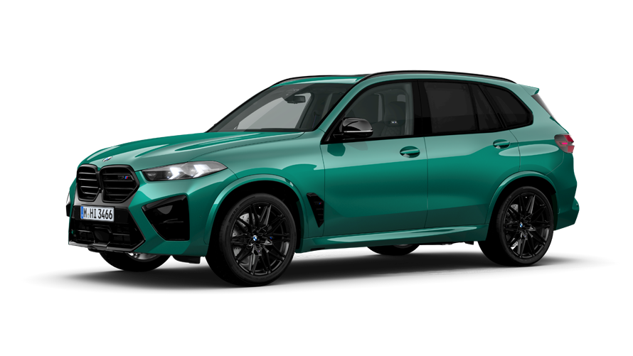 BMW X5 M trefjärdedelsvy från sidan BMW X5 M trefjärdedelsvy från sidan