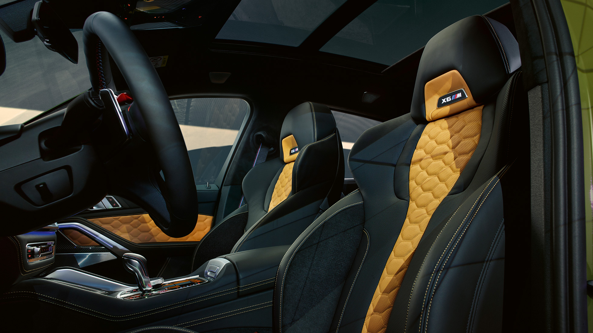 M multifunktionsstolar för BMW X6 M Competition M multifunktionsstolar BMW X6 M Competition F96 2020 interiör