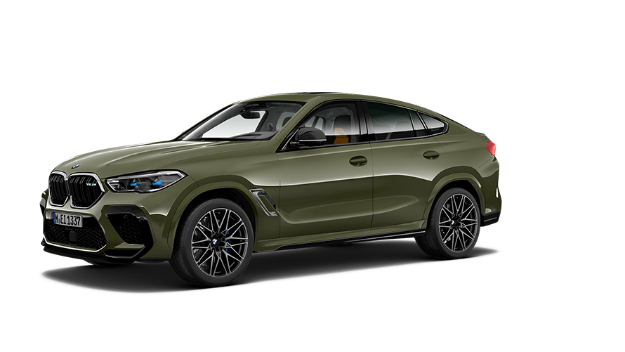 BMW M-modeller BMW X6 M F96 sedd snett från sidan BMW M-modeller BMW X6 M F96 sedd snett från sidan