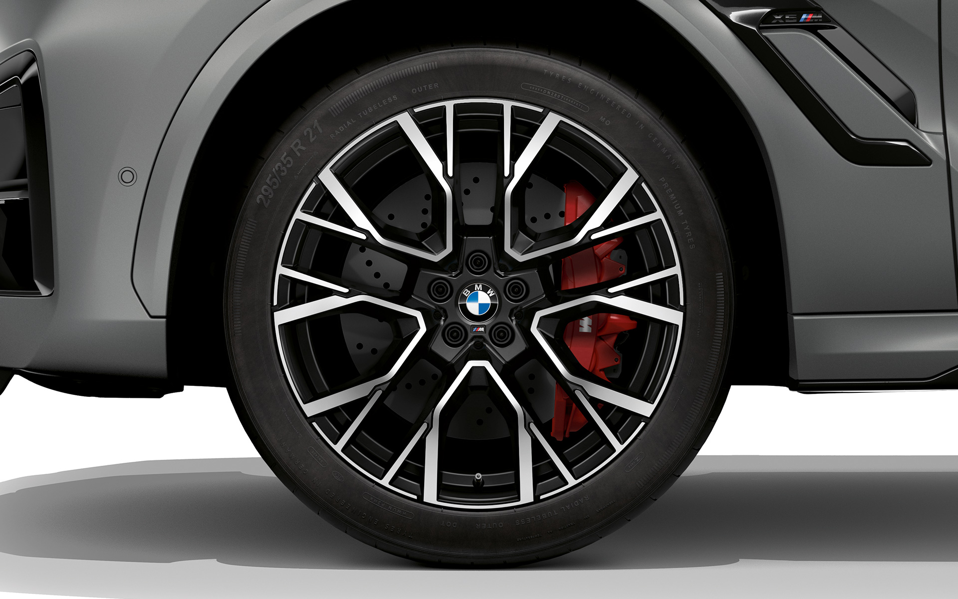 BMW X6 M Competition F96 21"/22" M lättmetallfälgar stjärneker 818 M Svart BMW X6 M Competition F96 2023 21"/22" M lättmetallfälgar stjärneker 818 M Svart