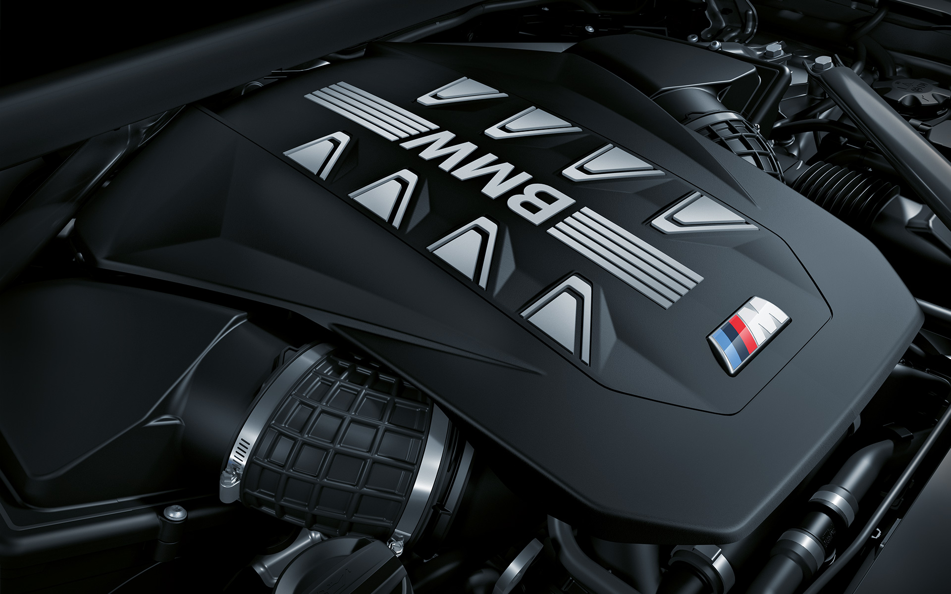 BMW X6 M60i xDrive G06 MP motor BMW X6 M60i xDrive G06 MP motor närbild