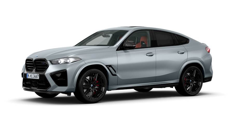 BMW X6 M trefjärdedelsvy från sidan BMW X6 M trefjärdedelsvy från sidan
