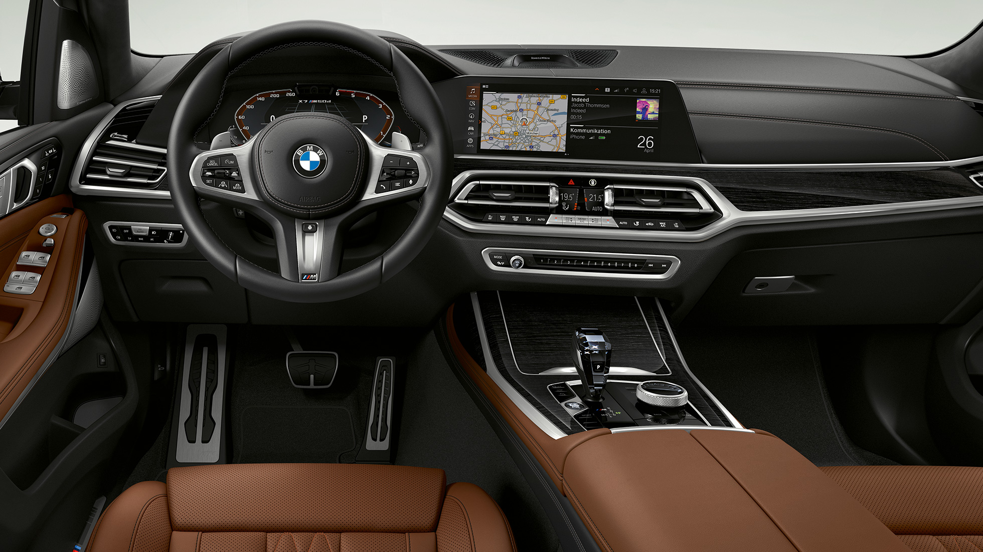 BMW X7 M50i, Interiör BMW X7 M M50d och M50i, Interiör, G07, 2019