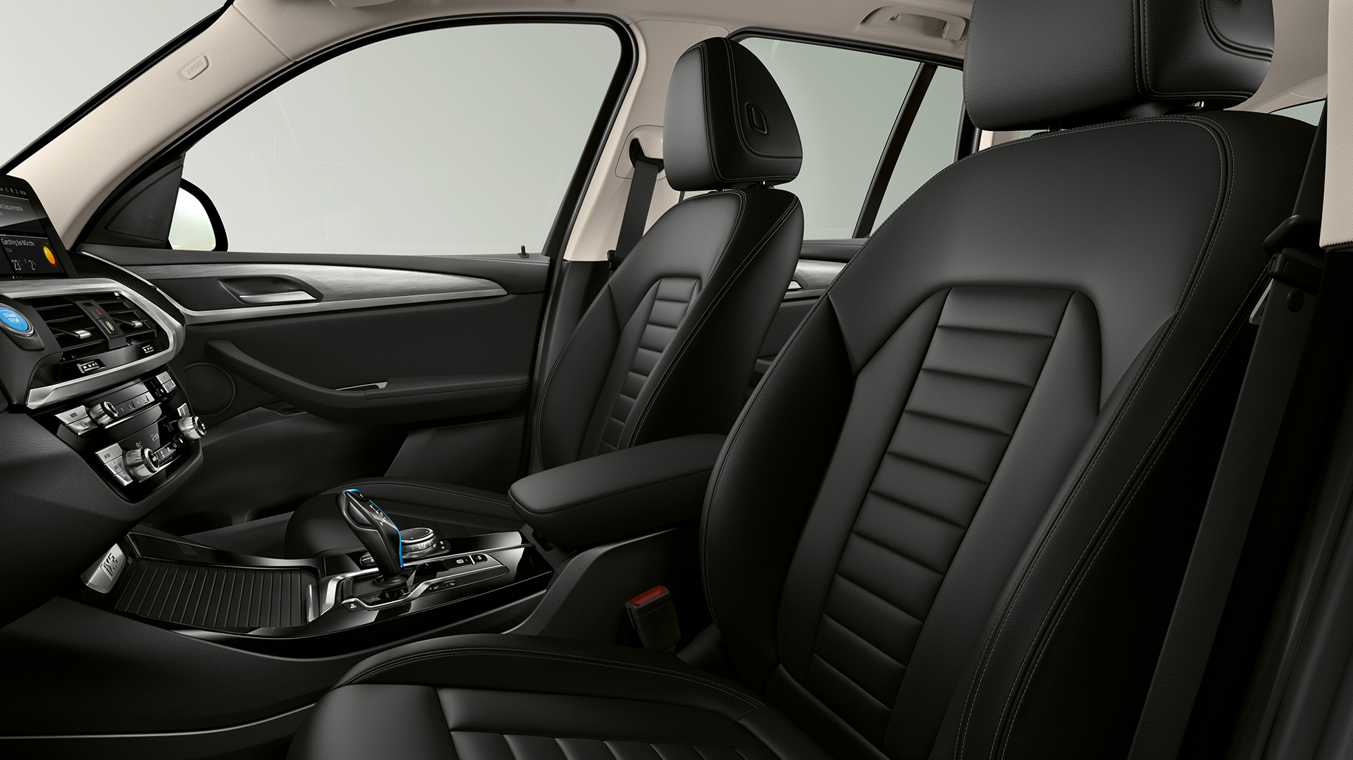 BMW iX3 G08 Utförande ”Inspiring” sportstolar i läder ’Vernasca’ Mocka BMW iX3 G08 2020 Utförande ”Inspiring” sportstolar för förare och passagerare i läder ’Vernasca’ Mocka Kupé