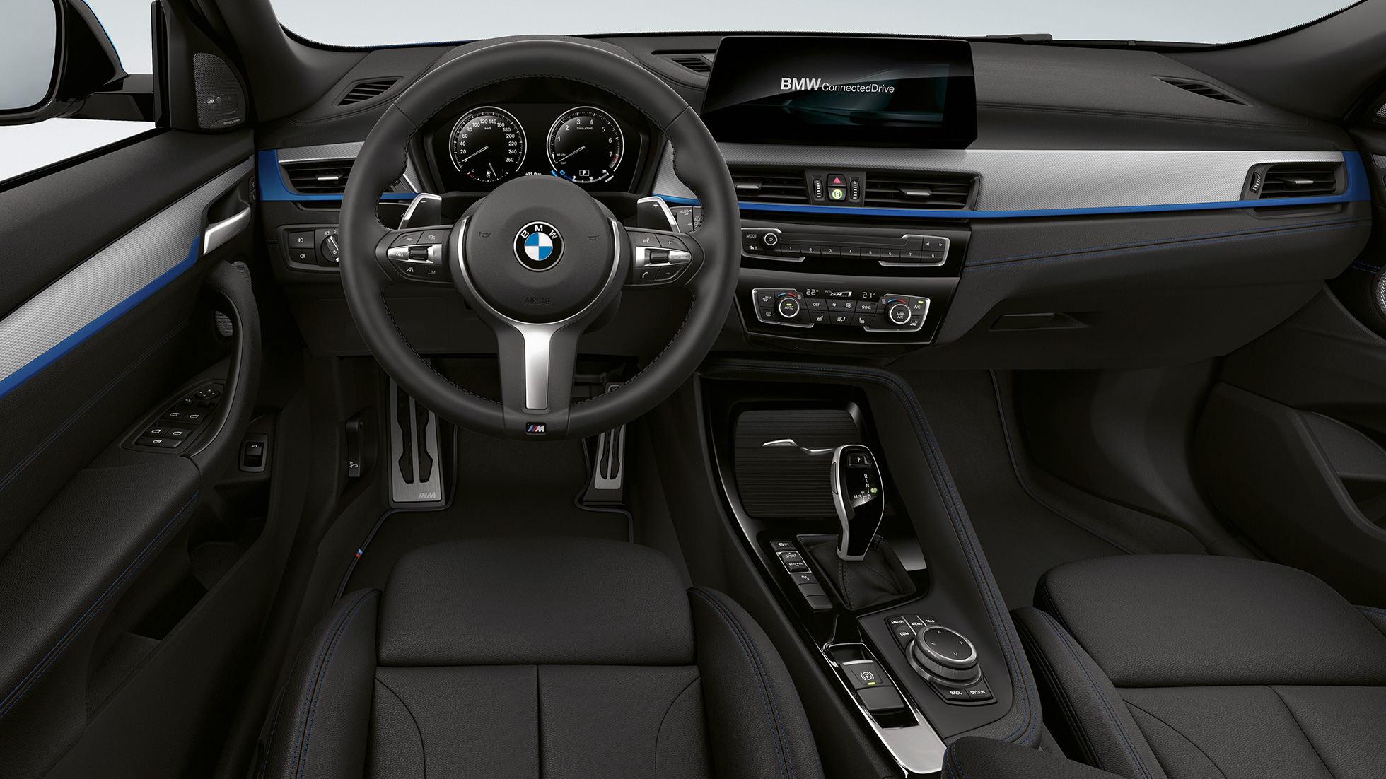 Förarmiljö BMW sDrive20i Model M Sport BMW X2 sDrive20i Model M Sport 2018 F39 Interiör förarmiljö