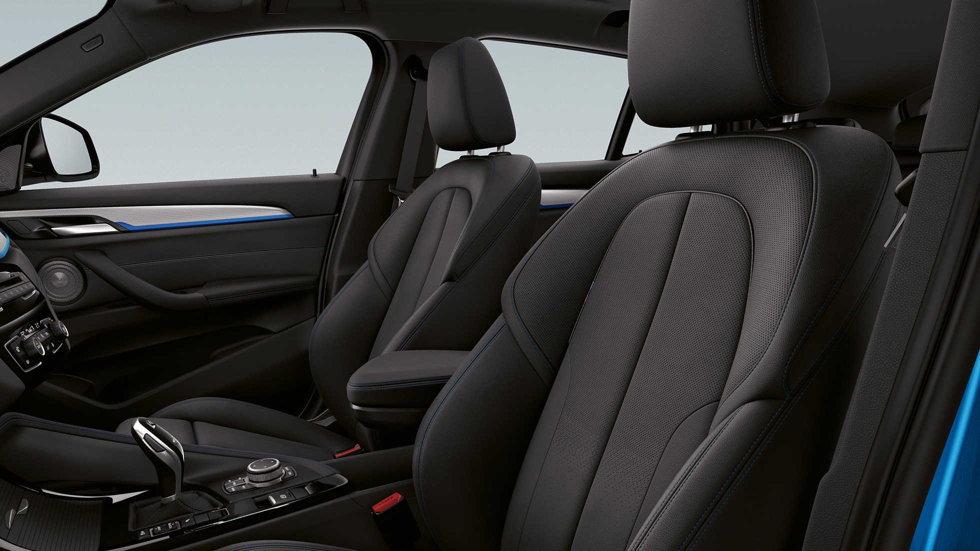 Läderutrustning BMW sDrive20i Modell M Sport X BMW X2 sDrive20i Model M Sport 2018 F39 Interiör läderutrustning
