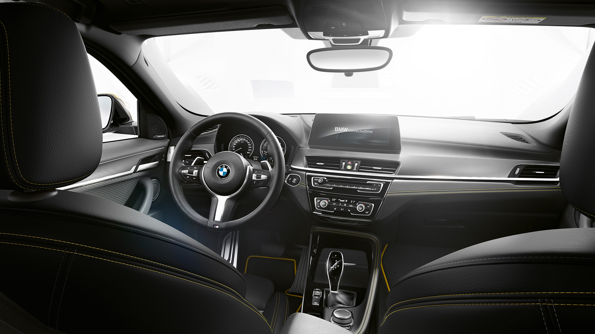 Förarmiljö BMW X2 F39 BMW X2 2018 F39 Förarmiljö interiör