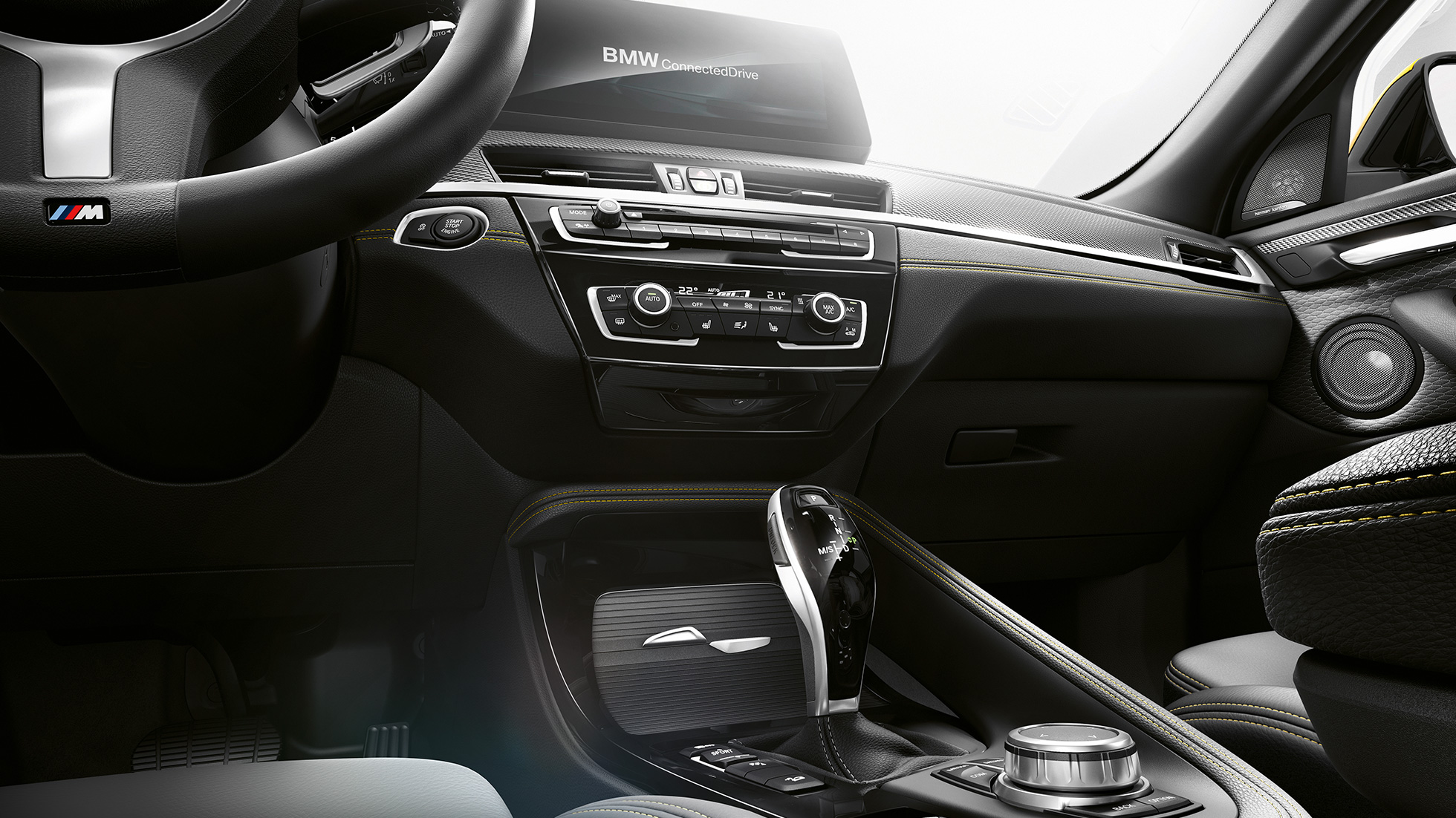 Mittkonsol BMW X2 F39 BMW X2 2018 F39 Interiör mittkonsol