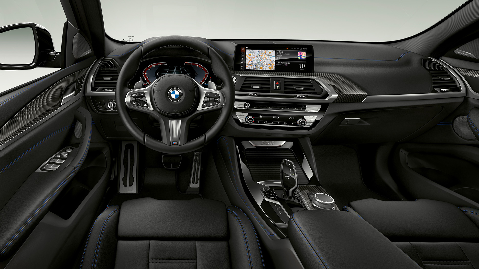 Förarplats BMW X4 Modell M Sport Förarplats BMW X4 xDrive30i Modell M Sport G02 2018 Kupé