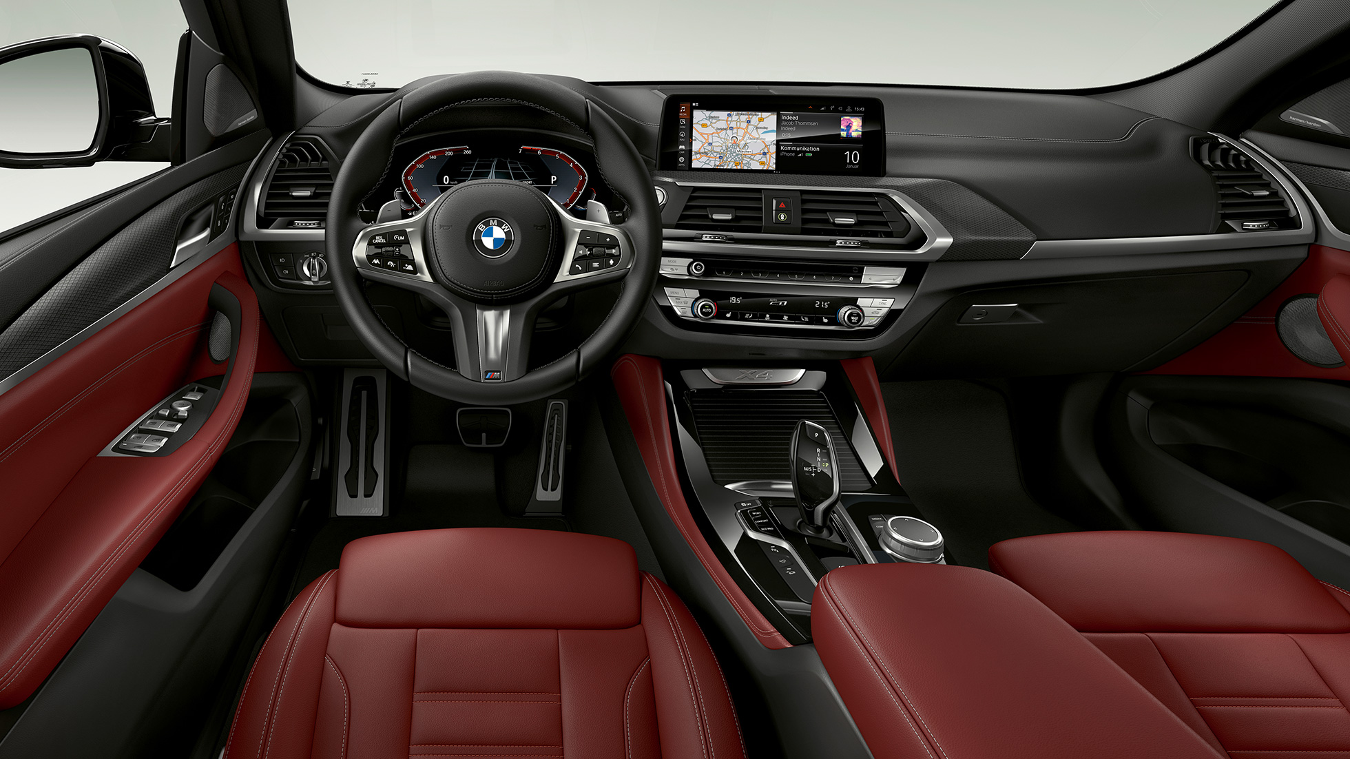 Förarplats BMW X4 xDrive30i Modell M Sport X Förarplats xDrive30i BMW X4 Modell M Sport x G02 2018 Kupé