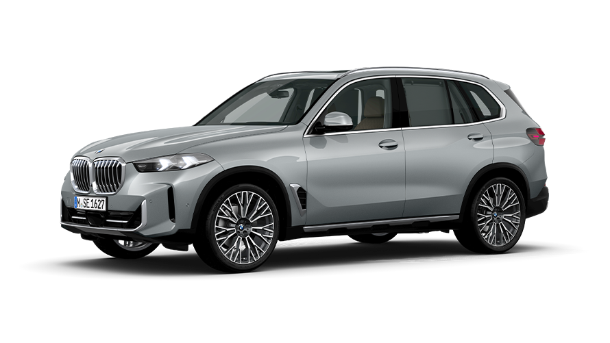 BMW X5 trefjärdedelsvy från sidan BMW X5 trefjärdedelsvy från sidan
