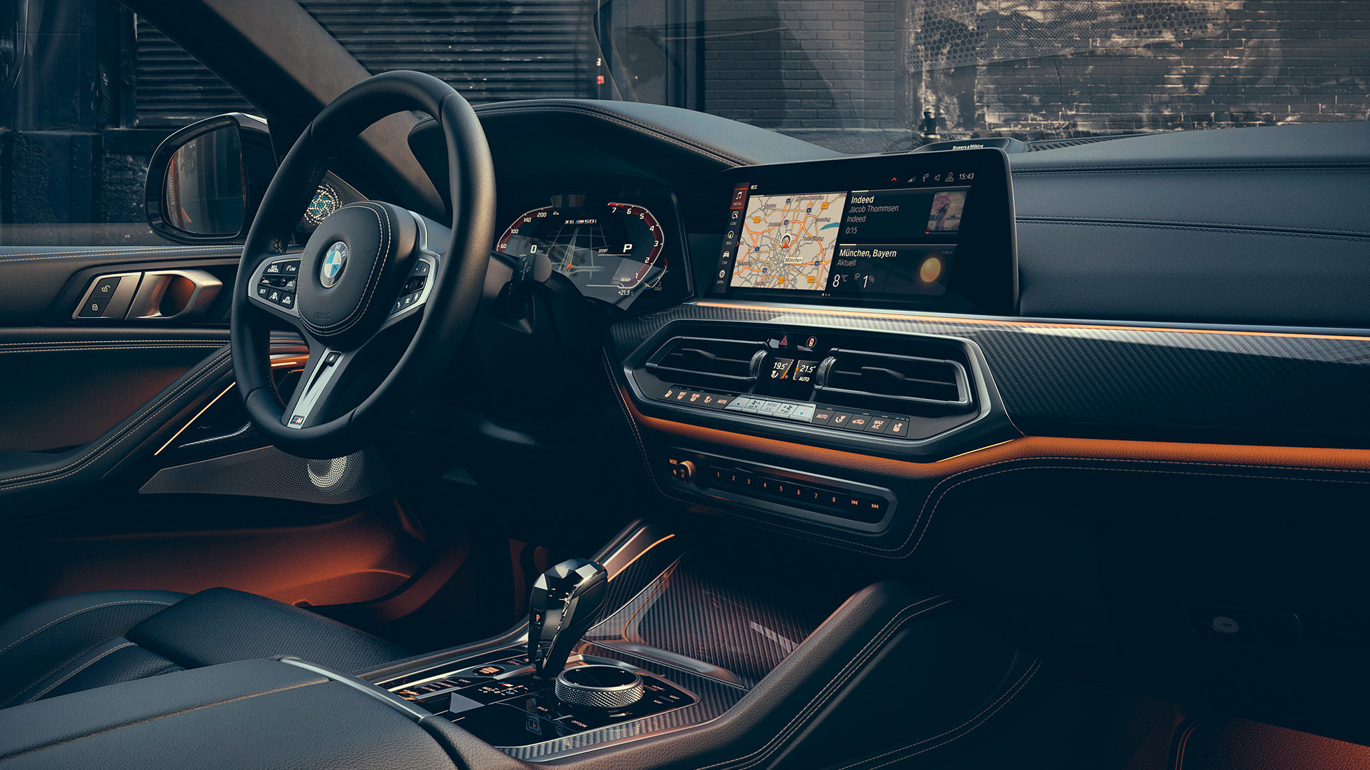 BMW X6-interiör. Interiördesignen hos BMW X6.
