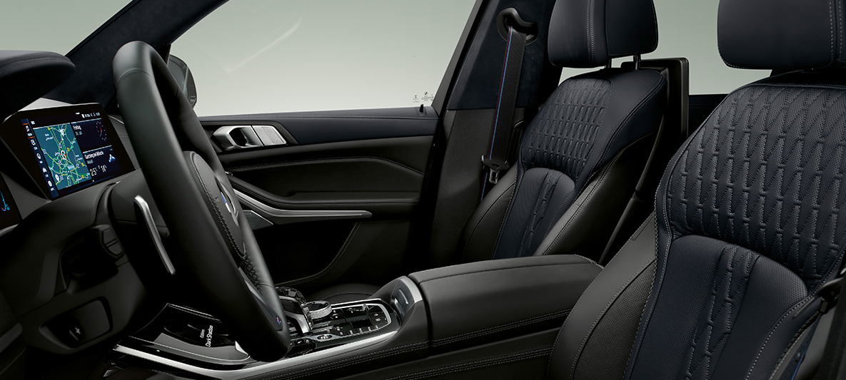 Klädsel BMW Dark Shadow Edition Interiör Klädsel BMW X7 G07 Dark Shadow Edition Interiör