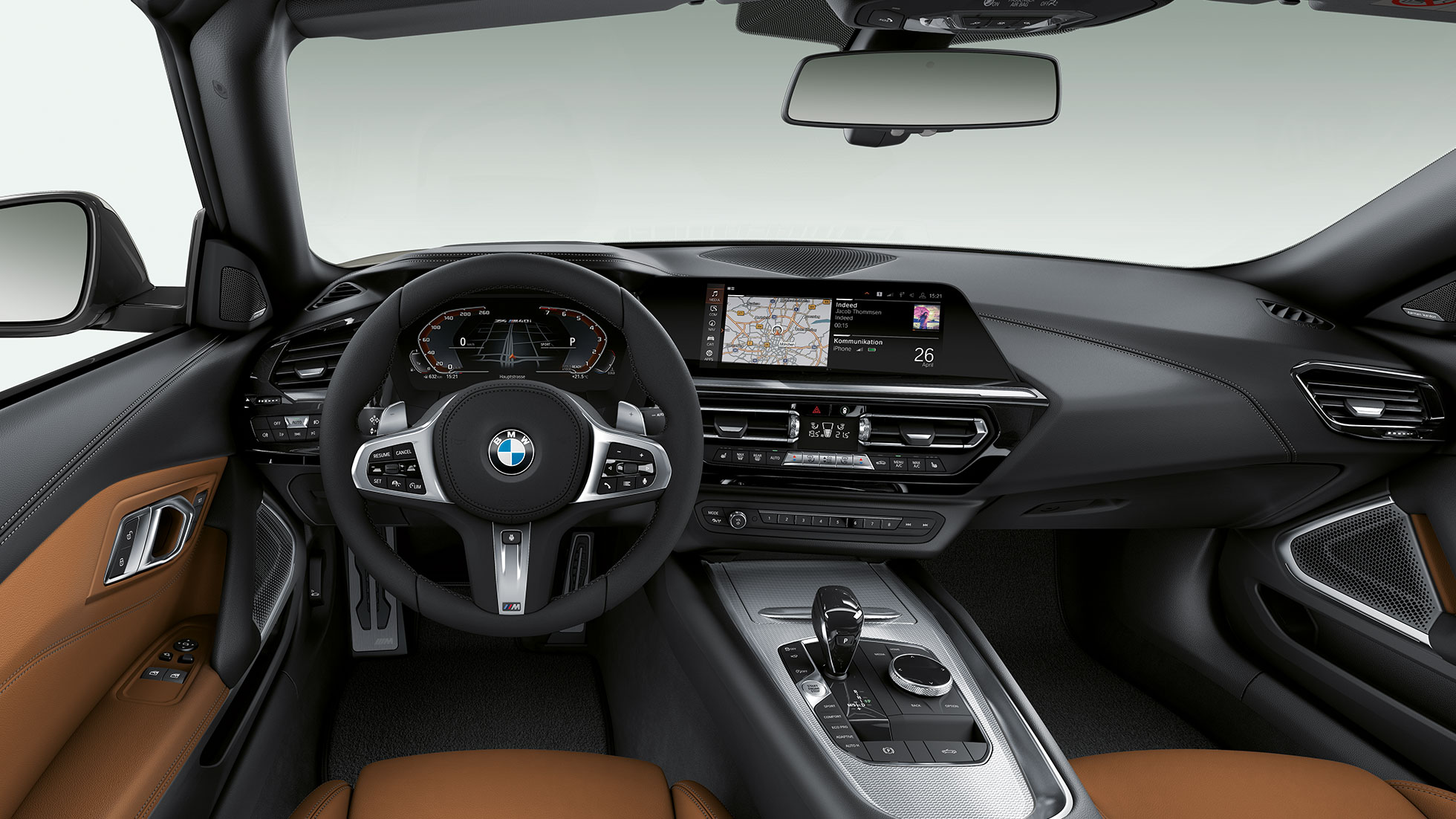 BMW Z4 Roadster M40i BMW Z4 Roadster M40i, ratt och förarplats