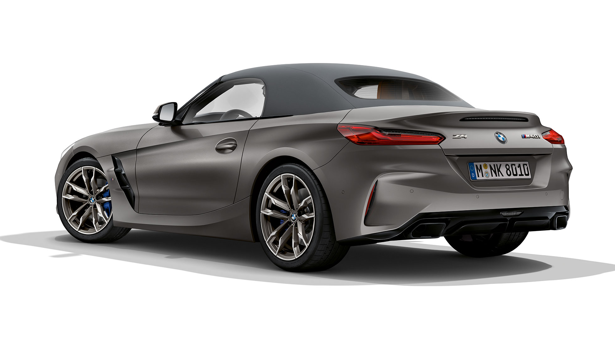 BMW Z4 Roadster M40i, sedd snett bakifrån BMW Z4 Roadster M40i