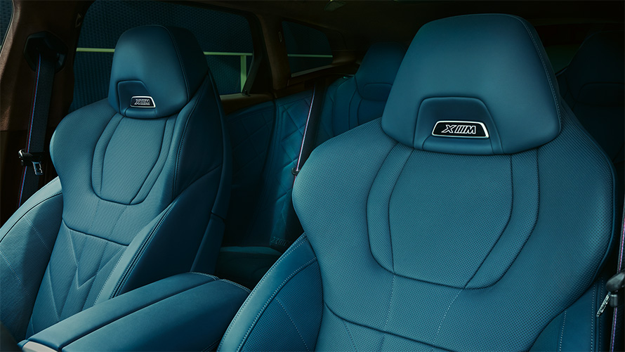 BMW Individual fint narvat hell&auml;derutrustning &rdquo;Merino&rdquo; Fionar&ouml;d/svart